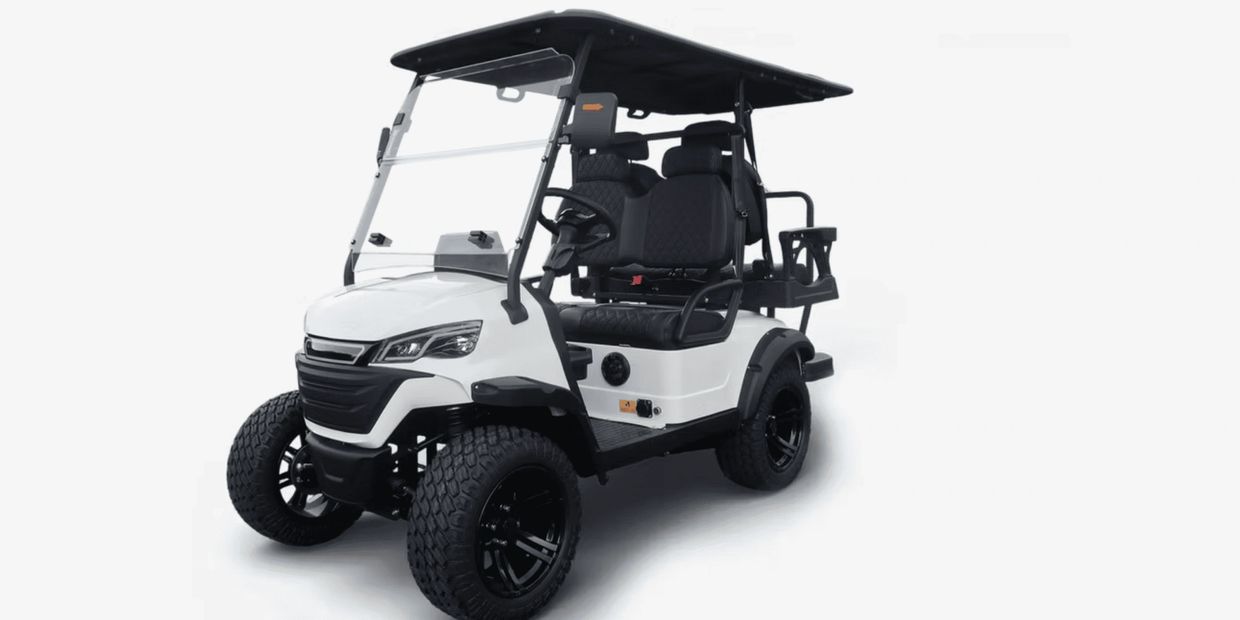 2026 Verdi Aspen S4 White 4-Passenger Golf Cart Pompano Beach FL