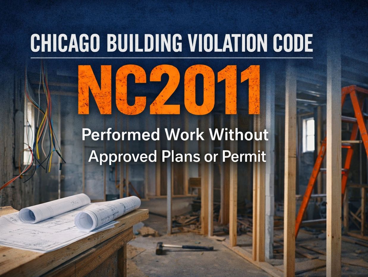 CHICAGO BUILDING VIOLATION CODE NC2011