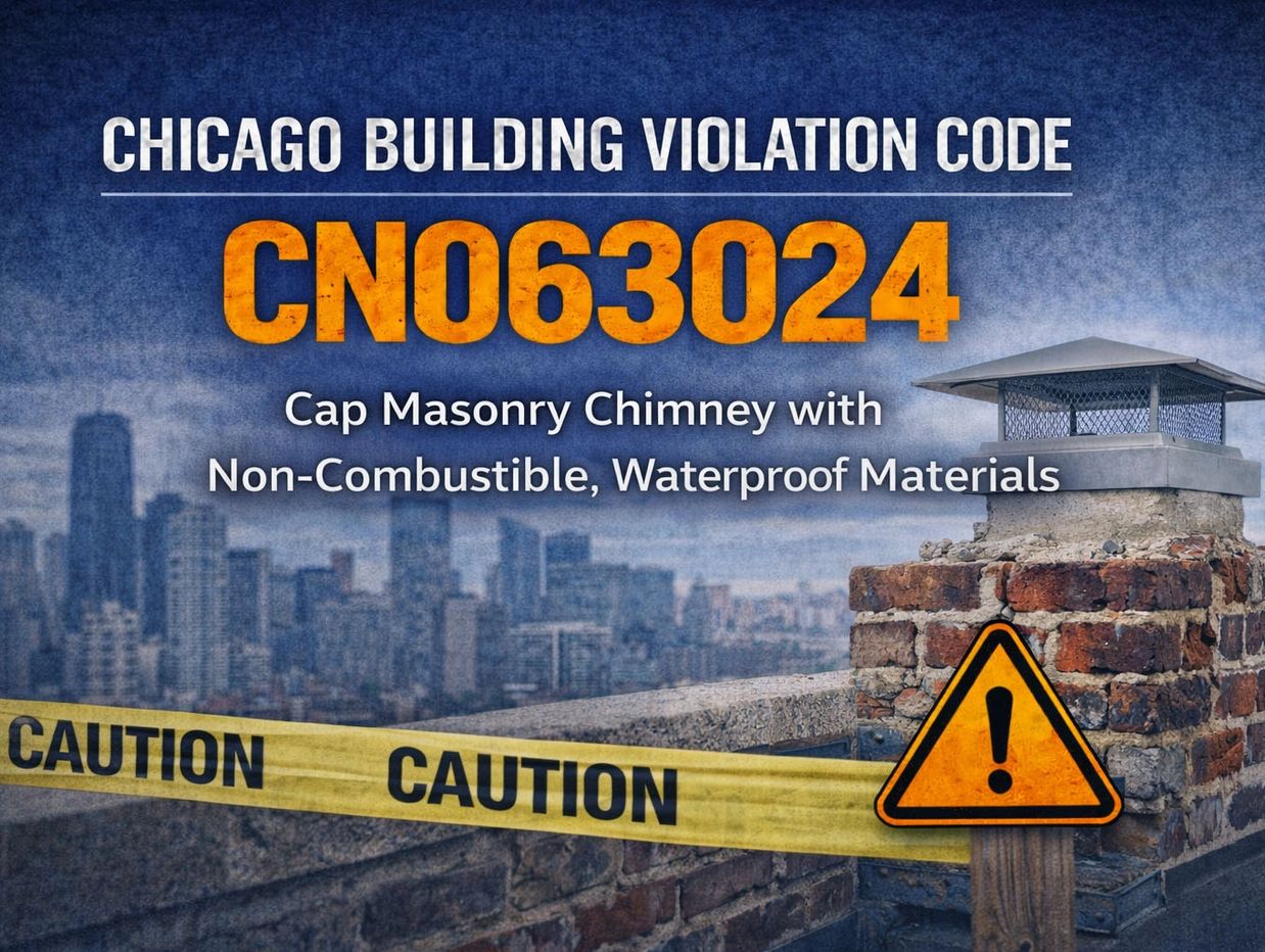 Chicago Building Violation Code CN063024