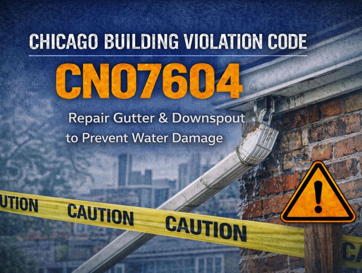 Chicago Building Violation Code CN076024