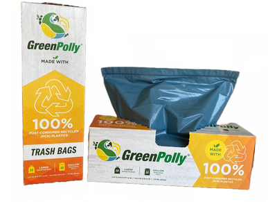 GreenPolly 13 Gallon Kitchen Recycling Bags - 20ct