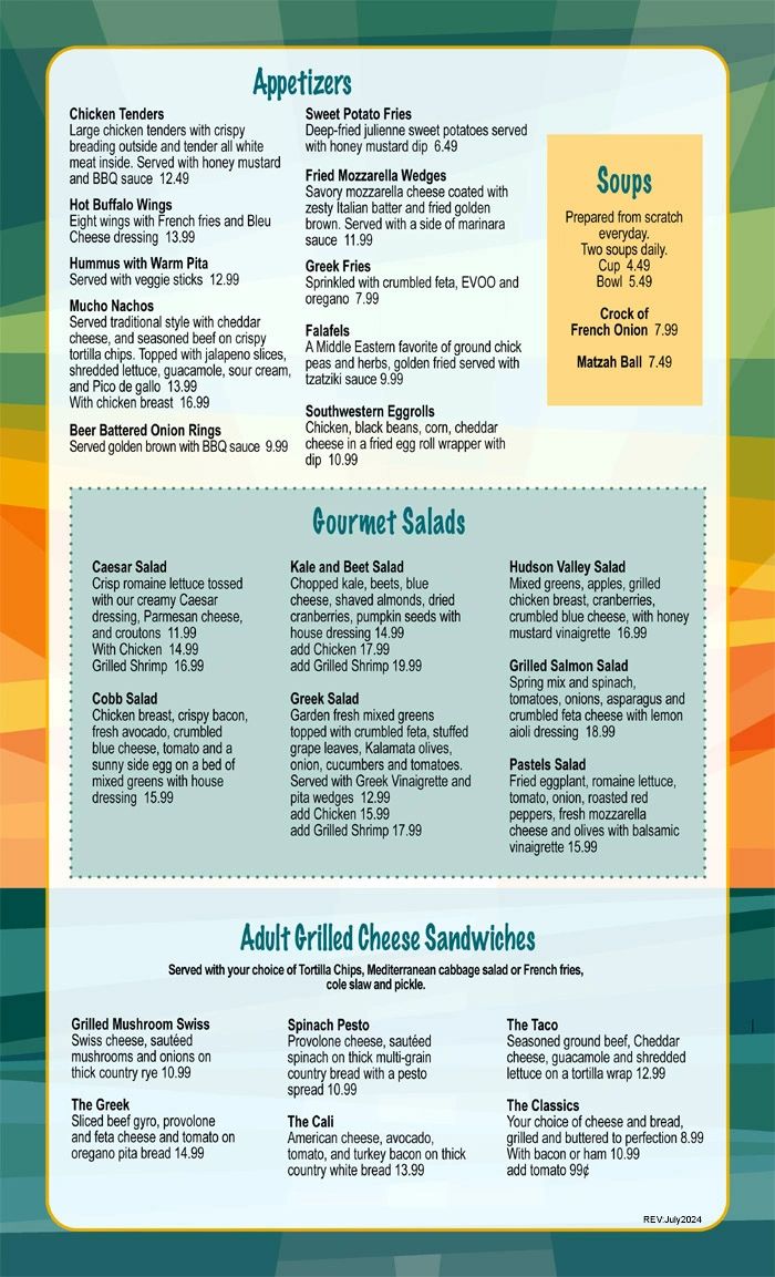 Photo - To view entire menu with ADA readable accessibility please use the "Our Menu" Link On Top