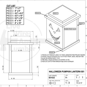 Pumpkin Lantern Plan