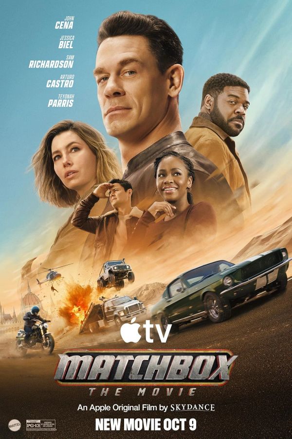 Matchbox: The Movie poster with action scenes and main cast.