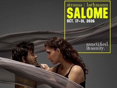Promotional image for SALOME opera, October 2026.