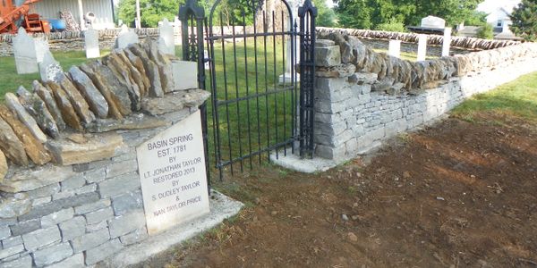 Cemetery Restoration, Historic Preservation, Reset headstones, dry stone wall, historic cemetery
