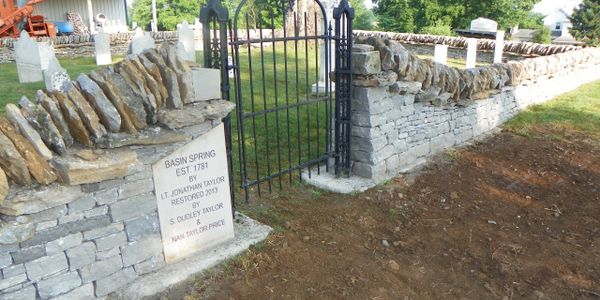 Cemetery Restoration, Historic Preservation, Reset headstones, dry stone wall, historic cemetery