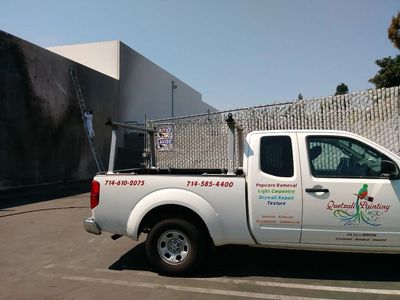 Quetzali Painting service truck serving Orange County & Inland Empire

