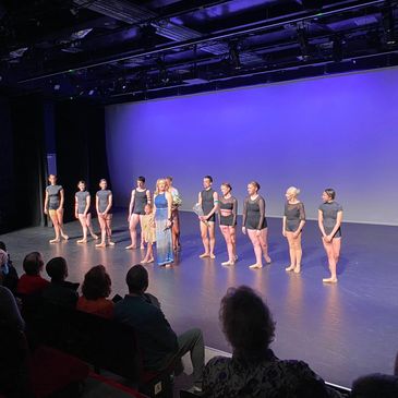 Professionals with apprentices and students curtain call at WIFC launch