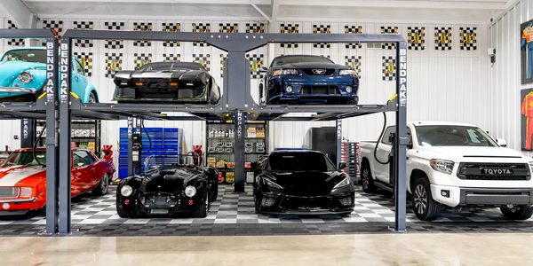 Auto Garage Designs with Parking Lifts in Las Vegas