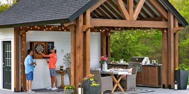 Patio Kitchens for Guests 
