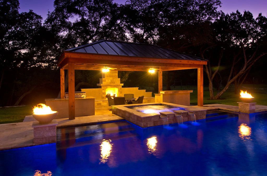 Pool Fire Features Pits, Bowls, Bars, Chimneys & Fireplaces