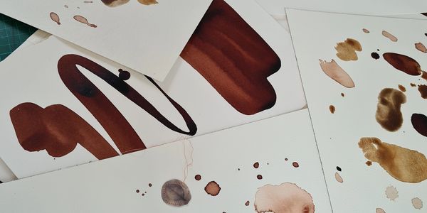 enjoy using natural art supplies