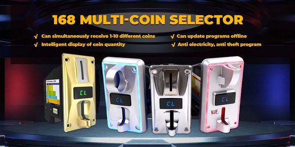Multi Coin Acceptor Coin Mechanism 