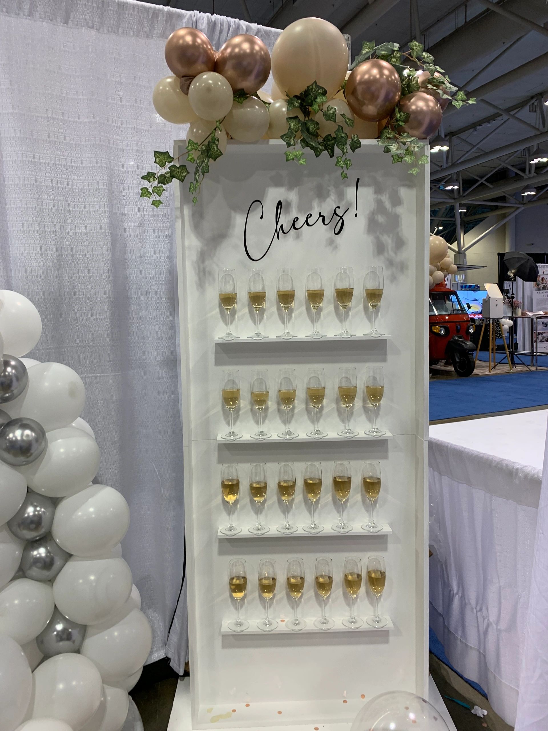 Champagne Wall Beyond Balloons Canada