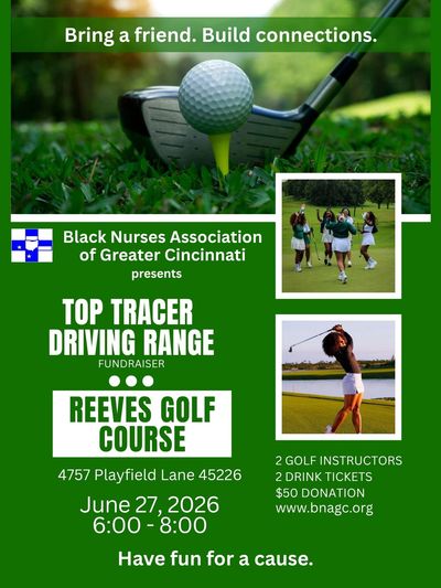 Golf fundraiser event hosted by Black Nurses Association of Greater Cincinnati.