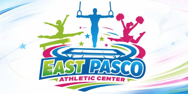 Logo for East Pasco Athletic Center featuring athletes.
