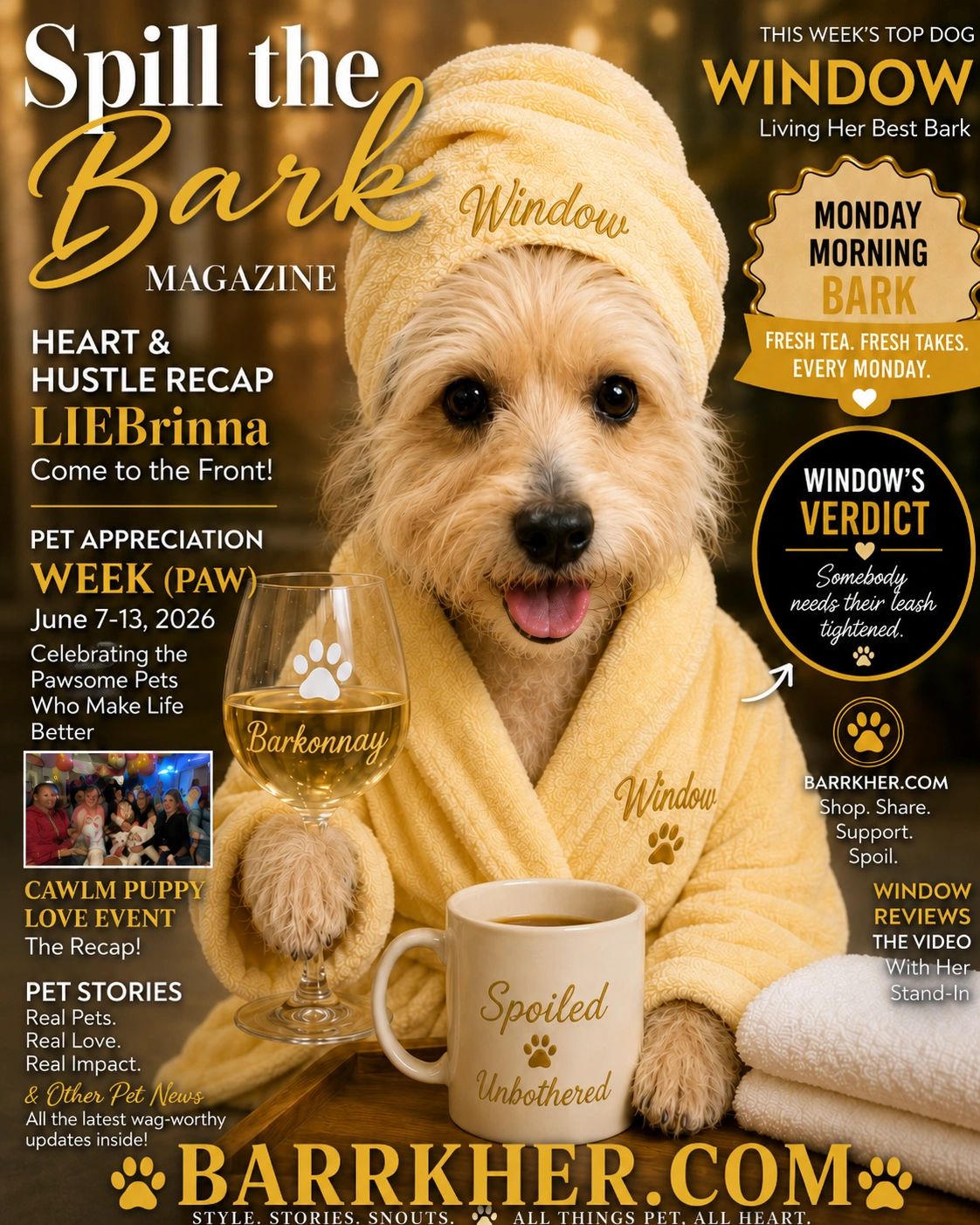 Spill the Bark: Pet News, Weekly Pet Happenings and TEA!