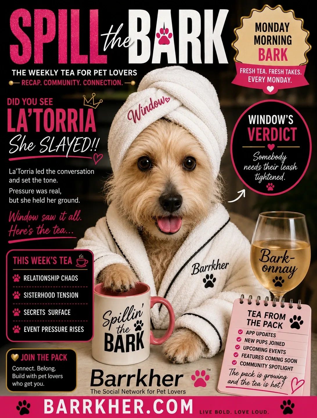 Spill the Bark: Pet News, Weekly Pet Happenings and TEA!