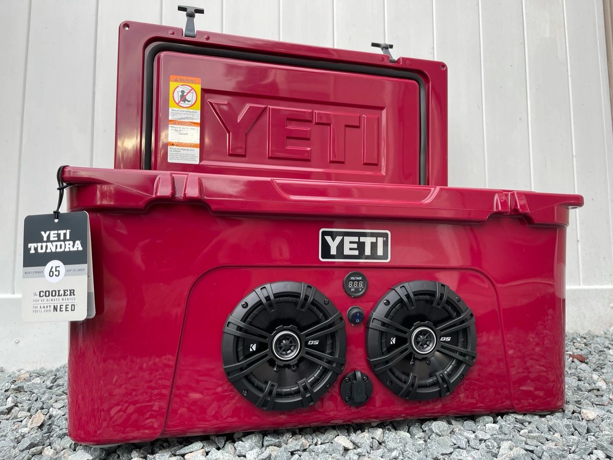 YETI Tundra 65 with built-in Live Round Sound Audio System