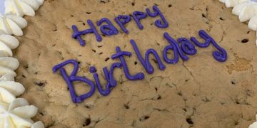 Giant cookie birthday cake made to order 