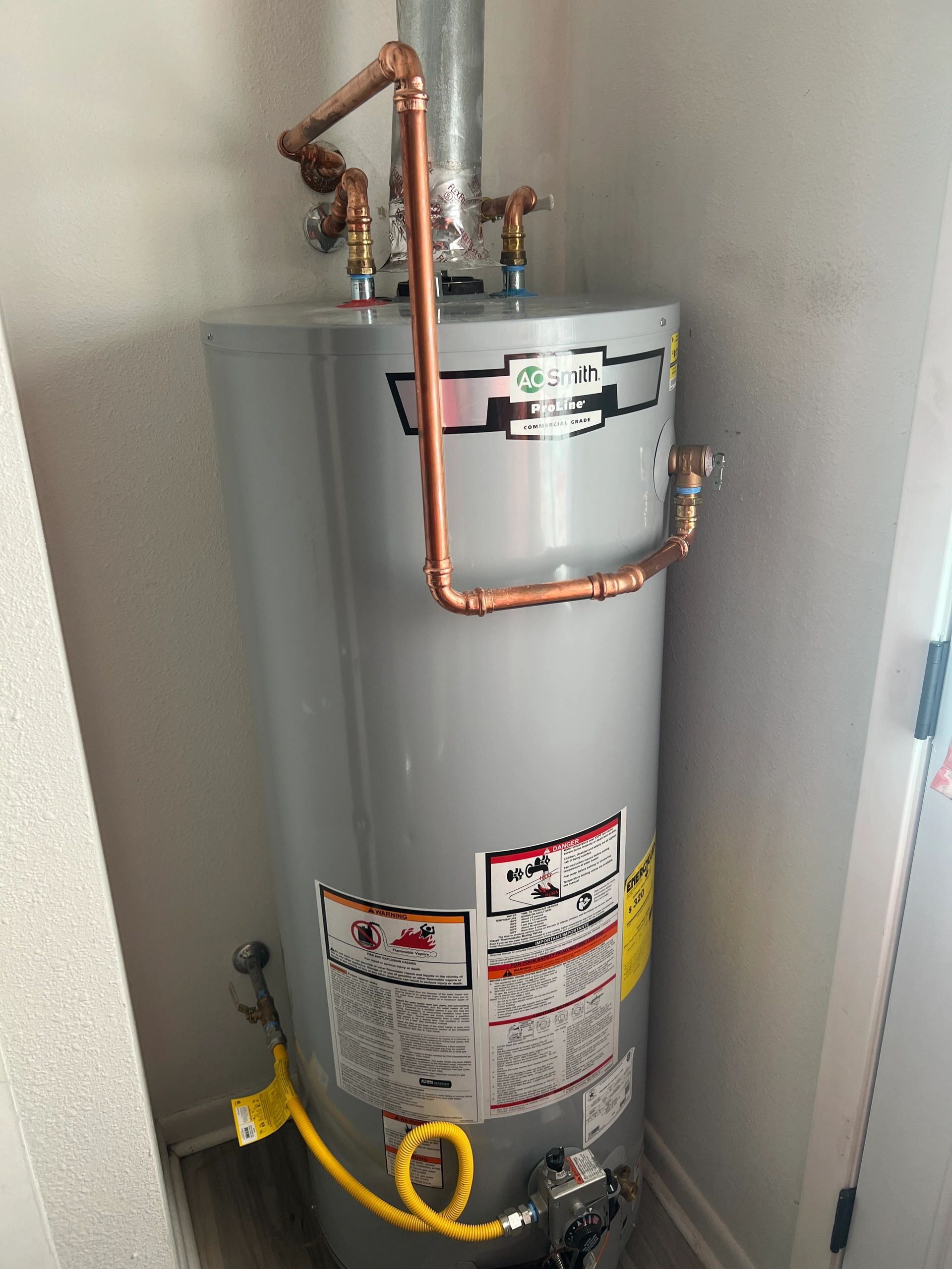 Gas water heater repair in Hammond