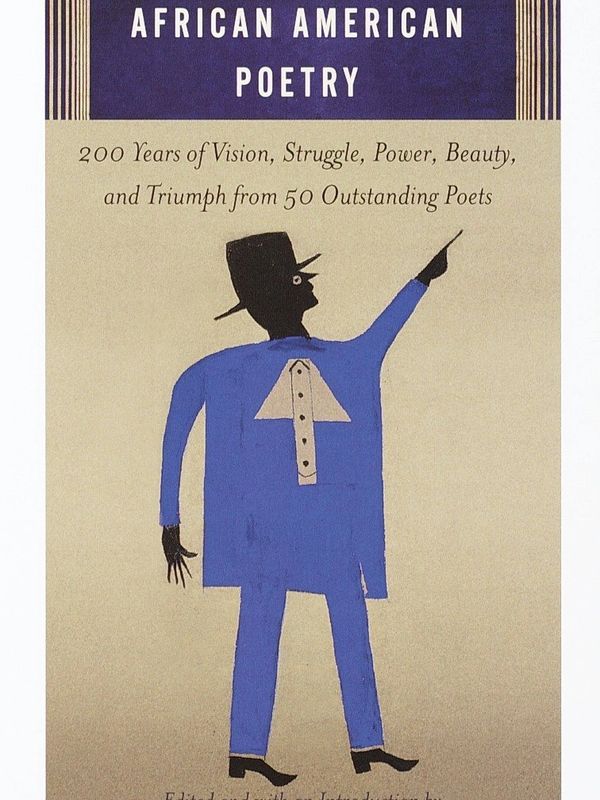 Cover of African American Poetry anthology highlighting 200 years of powerful voices.