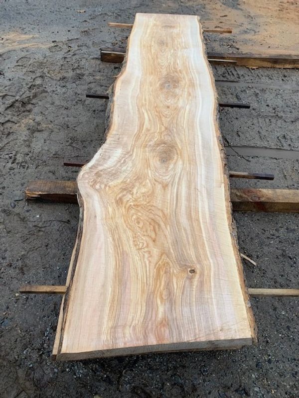 Slabwood produced from the forest of Lakeside Farm