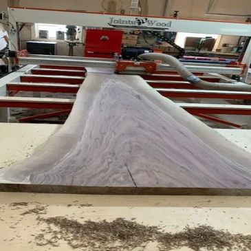 Slab flattening and surfacing services at Lakeside Farm