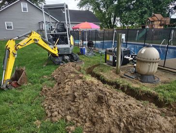 Pool heater installation