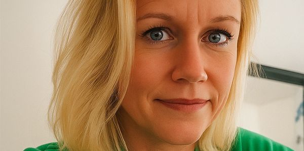 Bild på Anna Airosto-Gelin, grundaren bakom Ads By Anna och hon som sköter om arbetet för kunderna.