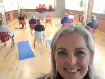 Chair Yoga Class Community Connection