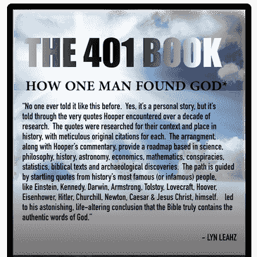 The 401 Book: "Finding God by finding the Devil in the Details." David Hooper traces his path to God