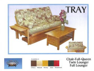 Tray Futon Frame 
Available in 5 finishes 