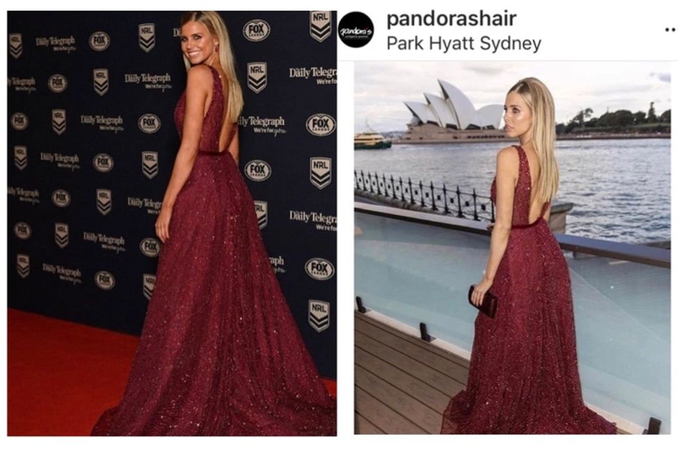 STYLING PERFECTION FOR THE DALYMAWARDS DAILY TELEGRAPH MODEL TEGAN MARTIN 