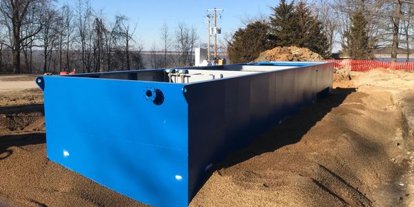 Installation of a new Wastewater Treatment Plant at Carlyle Lake.
