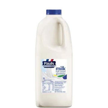 A bottle of milk