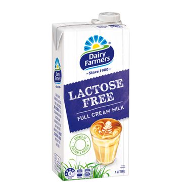 A carton of lactose free milk
