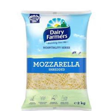 Bag of shredded mozzarella