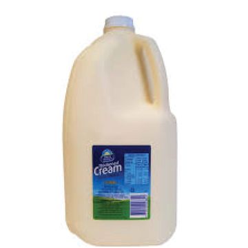 A bottle of cream