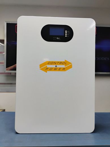 White device labeled Control &amp; Power with a digital display.