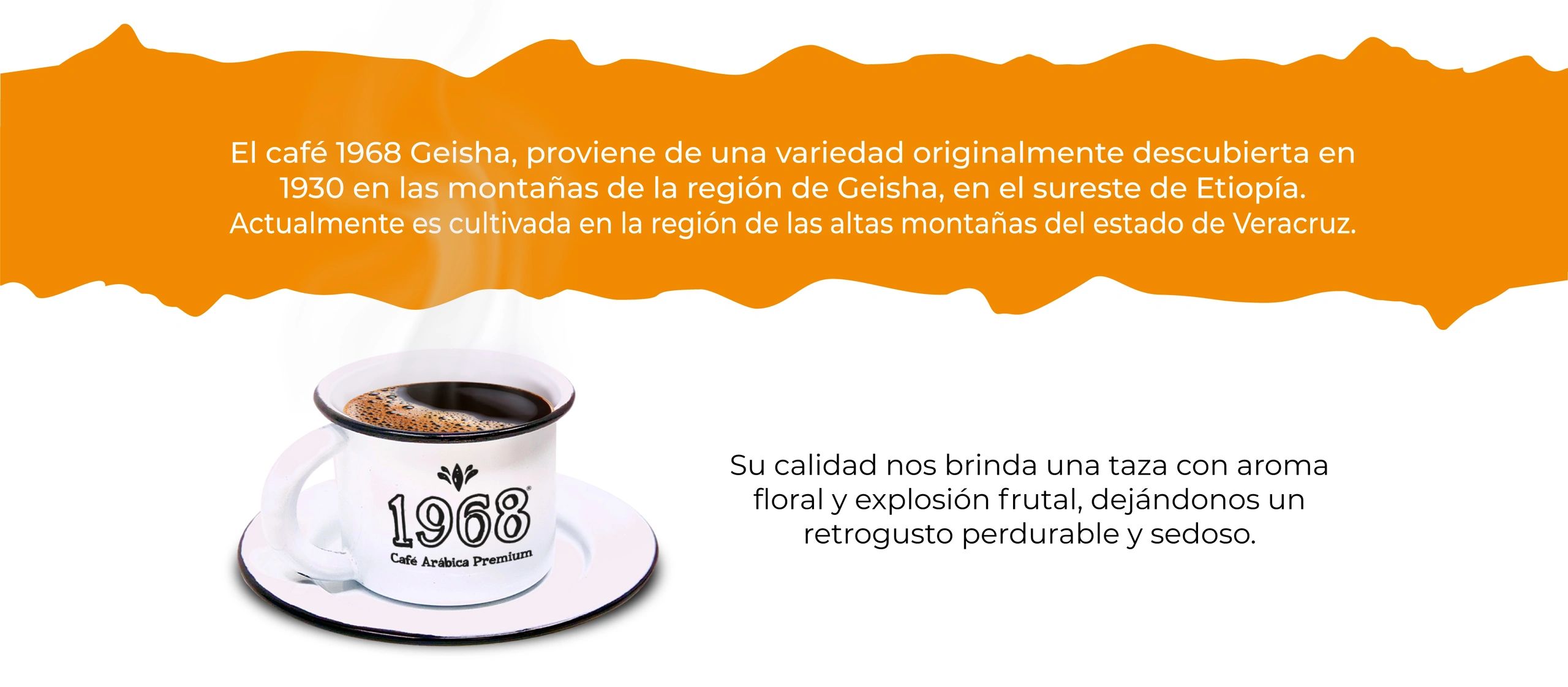 Café arabica geisha, con alta dulzura, notas florales y frutales, mora azul y acidez jugoza