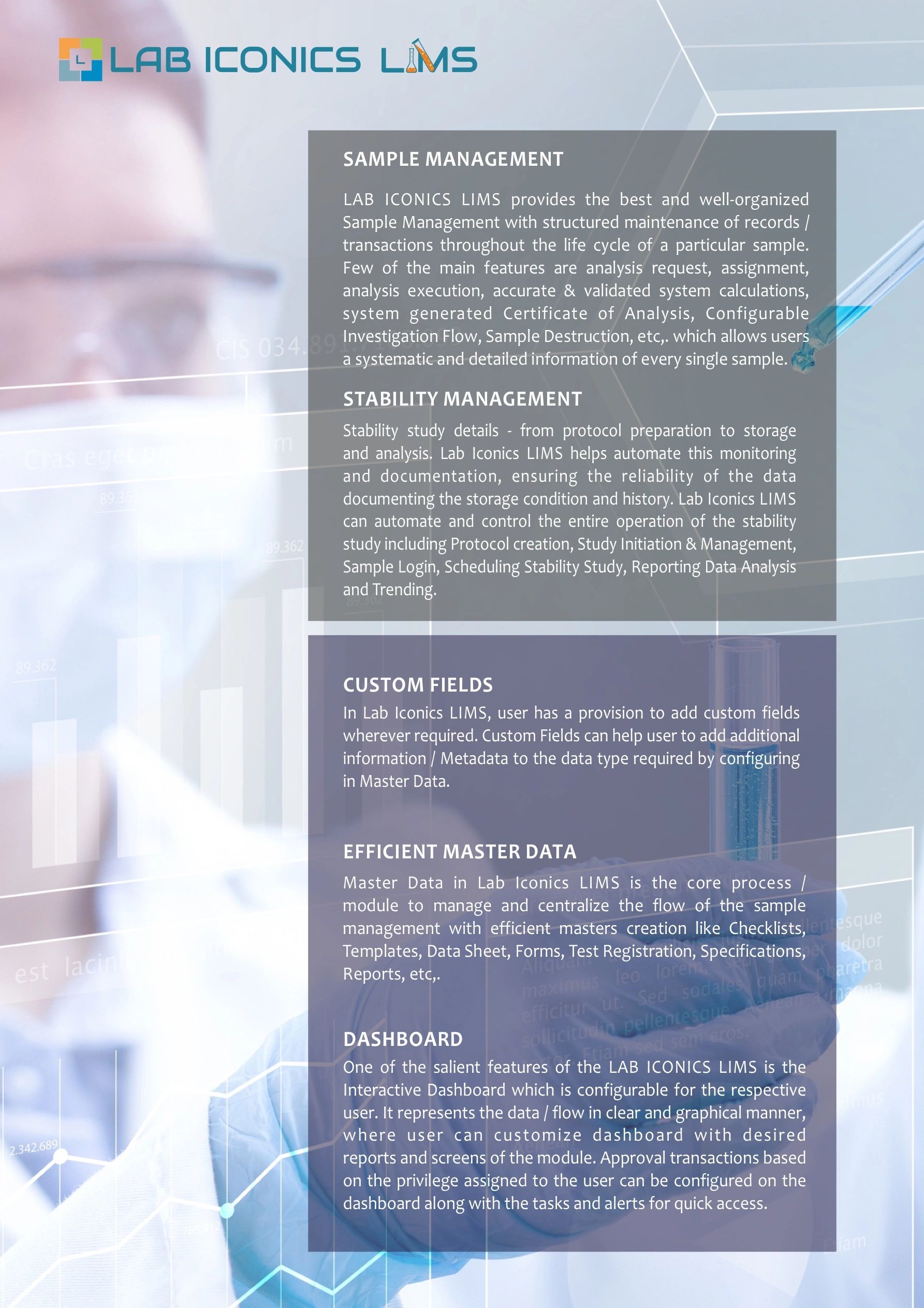 LAB INFORMATICS Lab Iconics