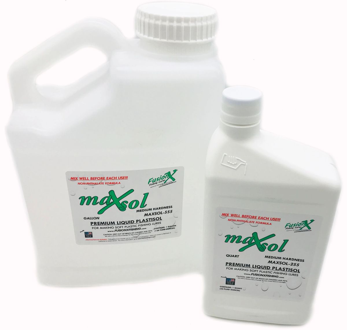 MAXSOL (Gallon)- Premium Liquid Plastisol Resin For Fishing Lures (1 Gallon  ,128 Fluid Ounces)