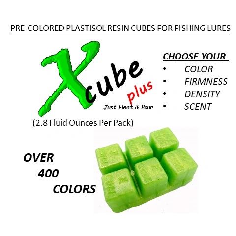 Fusion X Fishing - Xcube Soft Plastic Plastisol Lure Making Cubes