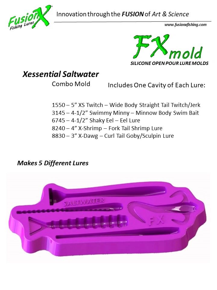 FX Mold - Xessential Saltwater COMBO Mold