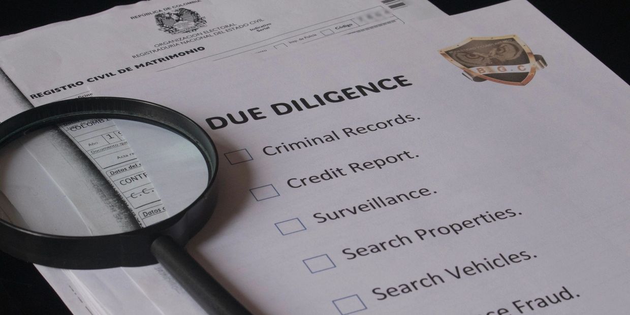 due diligence investigation
pre-employment screening 
