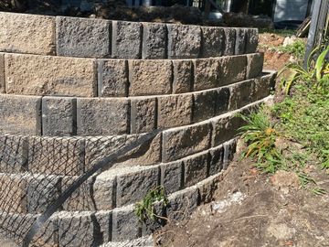 Retaining walls for commercial and residential applications