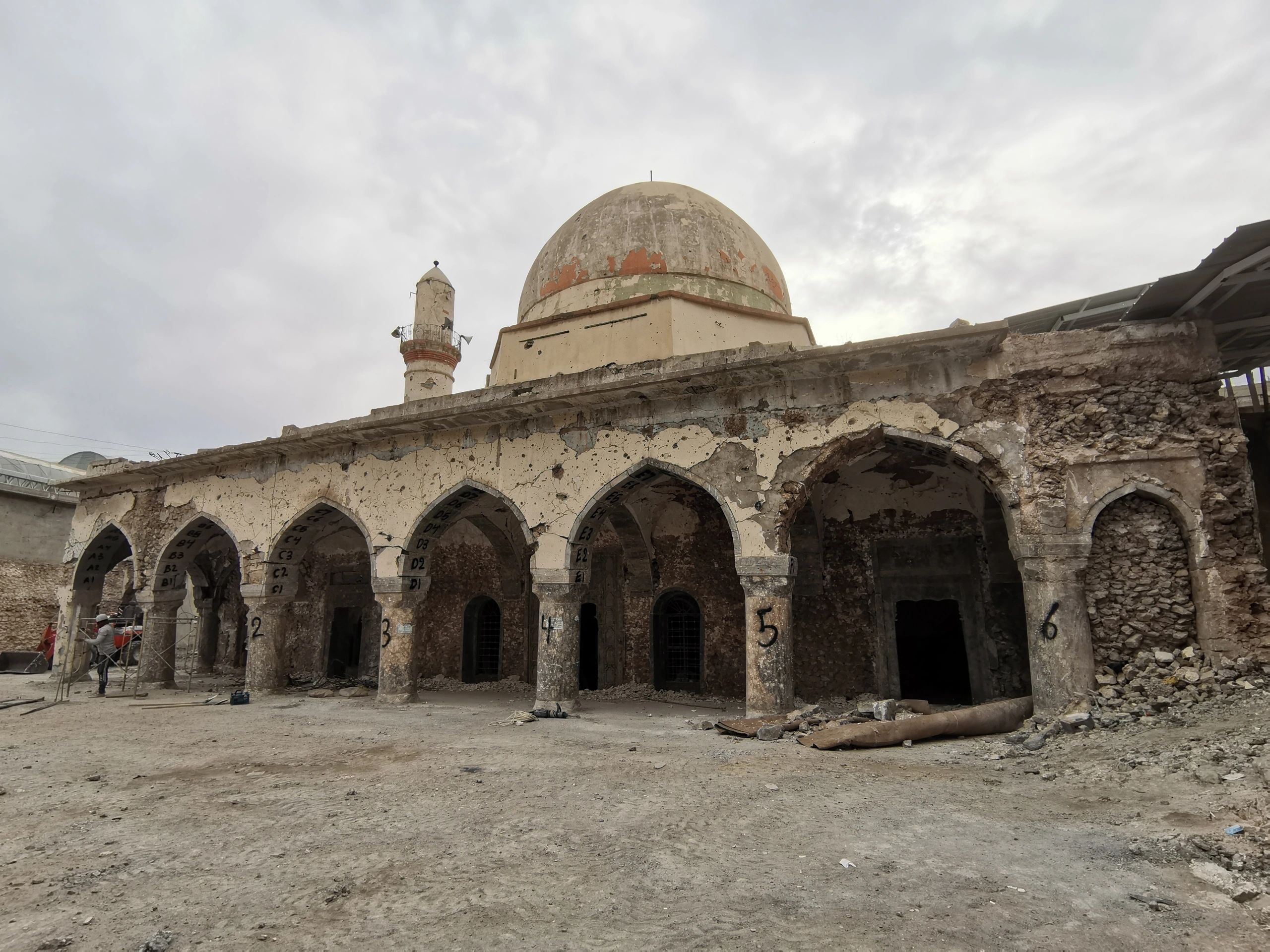 Al-Abdaly Mosque: hertiage mosque damaged in 2017 during ISIS war