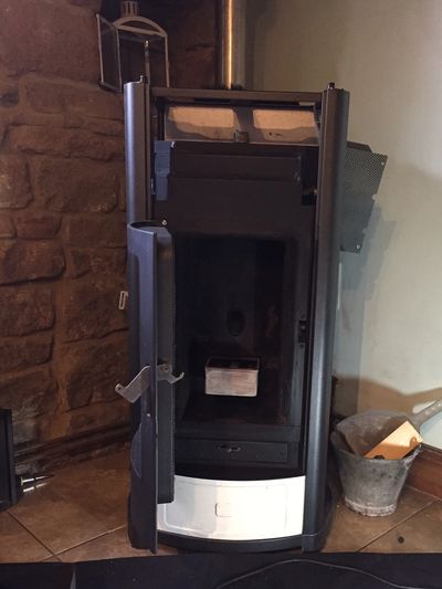 MCZ RED 365 Wood pellet Biomass boiler service maintenance and repair. Compact Hydro range